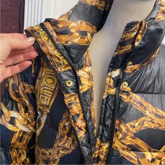 Moschino Boutique chain print puffer jacket, US6 - Picture 9 of 12